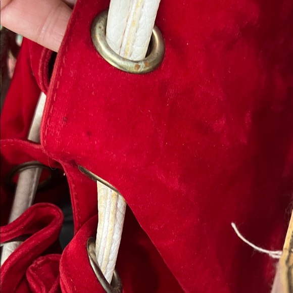 REPLICA - Ralph Lauren Red and Cream Tote Bag - Picture 7 of 15